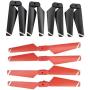 Parts & Accessories RC Drone Parts VISUO XS809W XS809HW XS809 XS809S /XS809 Series RC Quadcopter Spare Spindle Geared Motor Engine Propeller ect. - (Color: Set 4)