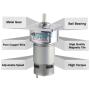 DC12V 10rpm 35W Gear Box Motor, High Torque Reduction Electric Motor CW/CCW