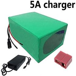 Jieoto 24V 30AH Battery Lithium Battery 30000mAh for Electric Bicycle Moped/Electric/Li Ion Battery Pack with Charger, for 200W ~ 500W Motor