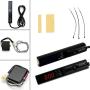 MASO 12V Red Vehicle Car Flameout Delay Turbo Timer,LED Display, Auto Device Black Pen Control