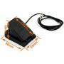 L-faster 250W Brush Gear Bike Motor with Electric Brush Controller and Foot Pedal Accelerator Key Switch Voltmeter