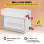 Happybuy Steam Generator 9KW Steam Showers 220V-240V Sauna Steam Generator with Programmable Controller for Home SPA Bathroom Hotel Shower Steam(Controller Not Contain Battery)
