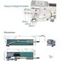 BEMONOC DC 24V High Speed 280rpm Linear Actuator Reciprocating Motor Stroke 70mm Adjustable+Switching Power Supply 110V-240V+PWM Speed Controller