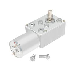 AZSSMUK DC 12V 120RPM Worm Gear Motor Quiet Great Torque Hobby Servos Turbine Reducer