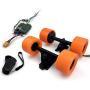 L-faster Electronic Longboard Hub Motor Kit Skateboard Brushless Motor Wheel with Truck Electric Board Dual Motor Drive Remote Controller