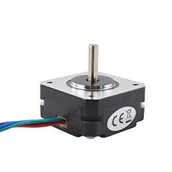 STEPPERONLINE 3 PCS Nema 17 Stepper Motor Bipolar 1.8deg 16Ncm (22.6oz.in) 1A 42x42x20mm 4 Wires for Exturder 3D Printer CNC DIY