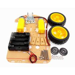 New Motor Smart Robot Car Chassis Kit Speed Encoder Battery Box 2WD Tracking Obstacle Avoidance Intelligent Car DIY Kit