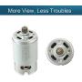 Fielect Electric Gear Motor 12 Teeth for Various Cordless Screwdriver DC 12V 21000RPM 1Pcs