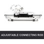Winibo ZA0350 Marine Hydraulic Outboard Steering Kit for Outboard up to 300HP with Helm Pump, Compact Cylinder, Tubing (Others)