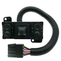 Power Seat Switch Tilt Control Left Driver Seat Replacement Fits for Ford Lincoln E-150 E-250 E-350 F-150 F-250 1993-2014 SupperDuty, 2001-2004 F-650 F-750 Replace OE Number F65Z-14A701-AA