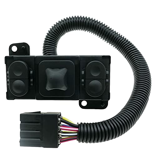 Power Seat Switch Tilt Control Left Driver Seat Replacement Fits for Ford Lincoln E-150 E-250 E-350 F-150 F-250 1993-2014 SupperDuty, 2001-2004 F-650 F-750 Replace OE Number F65Z-14A701-AA