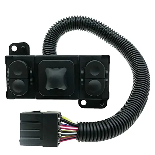 Power Seat Switch Tilt Control Left Driver Seat Replacement Fits for Ford Lincoln E-150 E-250 E-350 F-150 F-250 1993-2014 SupperDuty, 2001-2004 F-650 F-750 Replace OE Number F65Z-14A701-AA