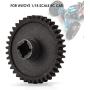 RC Car Motor Gear, Metal Motor Gear for WLtoys 12428 12423 RC Car Upgrade Parts RC Accessory