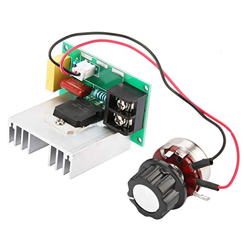 AC Motor Speed Controller, Electronic AC 0-220V 8000W High Power Voltage Regulator FR-4 Circuit Board Adopts New Two Way Large Power Silicon Controlled Rectifier