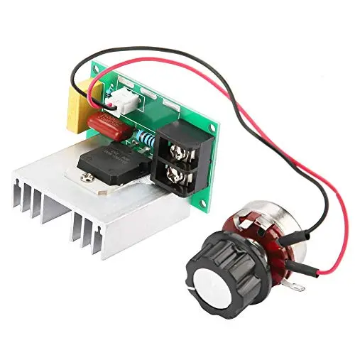 AC Motor Speed Controller, Electronic AC 0-220V 8000W High Power Voltage Regulator FR-4 Circuit Board Adopts New Two Way Large Power Silicon Controlled Rectifier AC Motor Speed Controller, Electronic AC 0-220V 8000W High Power Voltage Regulator FR-4 Circuit Board Adopts New Two Way Large Power Silicon Controlled Rectifier