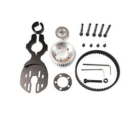Vanpro DIY Electric Skateboard 6374 Brushless Motor Mount Bracket Cruising Pulley Wheel KIT Belt 5M 10MM 295 (Snow Black, Pack of 1)