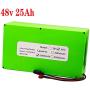 YUWYP 48V Battery 48V 25ah 18650 Lithium ion Battery Pack 48V 25AH Electric Bike Battery for 48V 500W 750W 1000W Motor