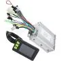 Keenso Electric Motor Controller, 36V/48V 450W 23A Brushless Controller and 930 LCD Color Screen Status Meter for Electric Scooter