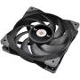 Thermaltake ToughFan 12 High Static Pressure 2000 PWM, Metal-Reinforced Motor Hub, Gen.2 Hydraulic Bearing 120mm Case/ Radiator Fan (Single Pack) CL-F117-PL12BL-A