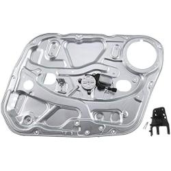 A-Premium Power Window Regulator with Panel and Motor Compatible with Kia Rio Rio5 2006-2011 Front Passenger Side