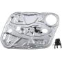 A-Premium Power Window Regulator with Panel and Motor Compatible with Kia Rio Rio5 2006-2011 Front Passenger Side