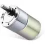 Greartisan DC 12V 20RPM Gear Motor High Torque Electric Micro Speed Reduction Geared Motor Eccentric Output Shaft 37mm Diameter Gearbox