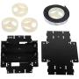 3.7v Smart Robot Car Kit with 4Pcs Hollow Cup Motor/Circuit Top Board/Custom Wheel 1498046mm
