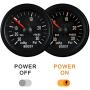 MOTOR METER RACING Boost/Vacuum Gauge Kit Mechanical Hose 30 Inhg -30 PSI 2-1/16