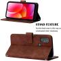 LEMAXELERS Wallet Case for Motor G Power 2022, Motor G Power 2022 Case Magnetic PU Leather Flip Case with Card Holders Kickstand Case Shockproof Protection Case for Motorola G Power 2022 Brown YB2