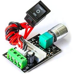 LGDehome 1203BB 6V 12V 24V 3A 80W DC Motor Speed Controller (PWM) Adjustable Reversible Motor Driver Switch Fast Replacement PWM DC Motor Controller