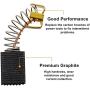 Bonsicoky 20Pcs Electric Motor Carbon Brush 11mm x 8mm x 5mm Power Tool Carbon Brushes Replacement Part for Electric Drills, Polishers, Engravers