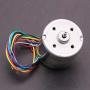 Pangocho Jinchao-Dc Motor Micro High Speed DC Brushless Electric Motor, 3-Phase 8-Wire Ball Bearing Speed Hall Sensor Large Torque, Easy to Install