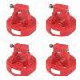 Vehicles-OCS 4Pcs/Set D12mm Plastic Mount Holder for 2204/2205/2206/2208/2212 brushless Motor Red Color