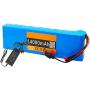 Wnicek 36V 14AH Lithium Battery Pack 14000mAh 10S 3P E-Bike Rechargeable Battery Fit for E-Bike Scooter Power Tools Tricycle 500W-50W Motor (with 42V Charger and BMS)