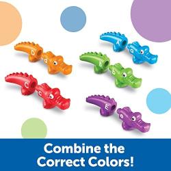 Learning Resources Snap-n-Learn Alphabet Alligators - 26 Double-Sided Pieces, Ages 18+ Months Toddler Learning Toys, Alphabet Learning for Toddlers, Preschool Learning Toys