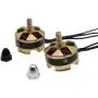 Vehicles-OCS 1Pair 2204 Brushless Motor 2300KV CW CCW RC Aircraft Motor w Propeller Nut Caps for QAV210 QAV250 FPV Mini Quad Racing Drone
