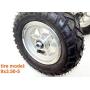 L-faster 36V Mountain Skateboard Hub Motor Truck Off Road Skateboard Hub Motor Wheel with 9x3.50-5 Tire