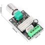 Qinlorgo DC Motor Speed Controller, Brushed PWM Motor Speed Controller DC 6V 12V 24V 3A PWM Motor Speed Control Reversible Controller Regulator with Switch