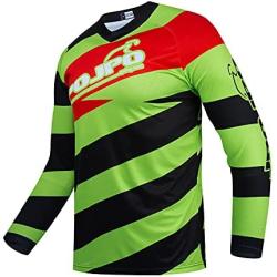 Weimostar Mens Cycling Jersey MTB Long Sleeve T Shirt Mountain Bike Motorcycle Bicycle Clothes