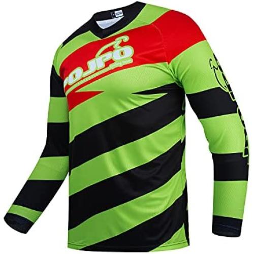 Weimostar Mens Cycling Jersey MTB Long Sleeve T Shirt Mountain Bike Motorcycle Bicycle Clothes