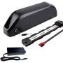 Jieoto Electric Bike Batteries 36V 10AH 13AH 15AH 18AH 21AH 27AH E-Bike Battery Lithium Battery Pack with 2A Charger and BMS Protection Board for 250W~1200W Battery Bike Motor