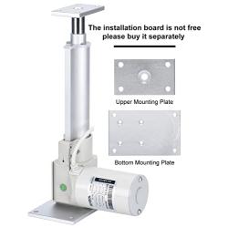 16 Inch 400MM Stroke Linear Motion Actuators (4 6 8 10 12 20 Optional) Electric Telescopic Rod DC 12V Motor 3.3MM/S 8000N 1700lb 800kg Load Heavy Duty for Automotive