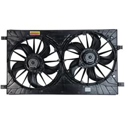 TYC 621570 Cooling Fan Assembly Compatible with 2007-2010 Chrysler Sebring Conv , Black