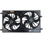 TYC 621570 Cooling Fan Assembly Compatible with 2007-2010 Chrysler Sebring Conv , Black