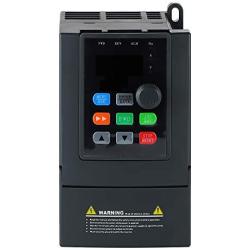 ATO 1/2 hp 0.4 kW VFD, Single Phase 220V Input & Output VFD, 1 Phase Variable Frequency Drive for Single Phase AC Motor