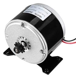 Vevitts 250W Brushed Electric Motor, Small Brushed Permanent Magnet Electric Motor for E Scooter Drive Speed Control 24V 2700RPM