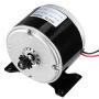 Vevitts 250W Brushed Electric Motor, Small Brushed Permanent Magnet Electric Motor for E Scooter Drive Speed Control 24V 2700RPM