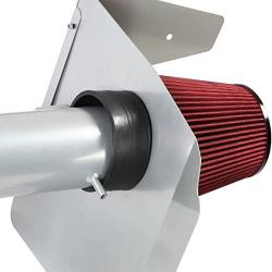 DNAMotoring AIP-2-HS-CAMARO10V8-SLSL Air Intake System and Heat Shield