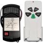Dimmable Universal Ceiling Fan Remote Control Kit Replacement for Hampton Bay Hunter Harbor Breeze Litex KUJCE9103 FAN-53T 2AAZPFAN-53T UC7030T, with 3 Speed and Light Dimmer, Receiver FAN28R