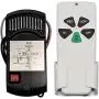 Dimmable Universal Ceiling Fan Remote Control Kit Replacement for Hampton Bay Hunter Harbor Breeze Litex KUJCE9103 FAN-53T 2AAZPFAN-53T UC7030T, with 3 Speed and Light Dimmer, Receiver FAN28R